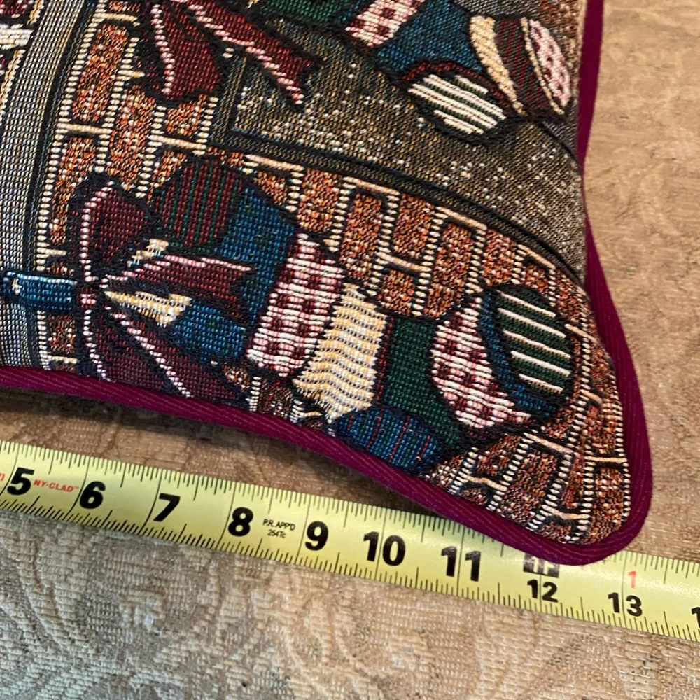 Holiday Tapestry Pillow